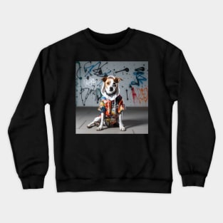 Graffitti Dog Crewneck Sweatshirt